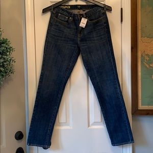 JCrew toothpick mid rise super skinny stretch jean